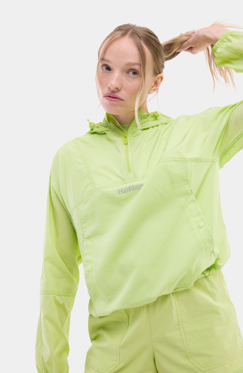 Halfdays Joyner Windbreaker Anorak, Alternate, color, Pistachio