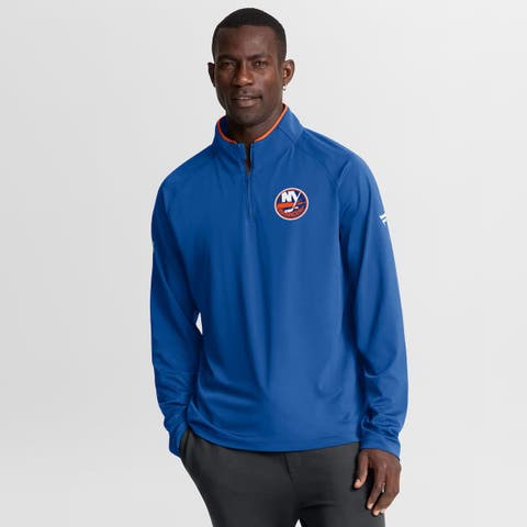 Men
s Fanatics Royal New York Islanders Authentic Pro Rink Training Quarter-Zip Pullover