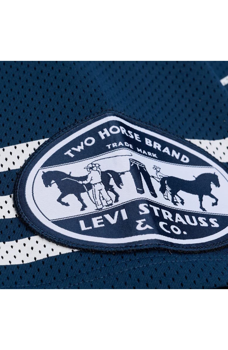 Mitchell & Ness Unisex Mitchell & Ness x Levi's Jerry Rice Navy San Francisco 49ers Legacy Jersey, Alternate, color, Navy