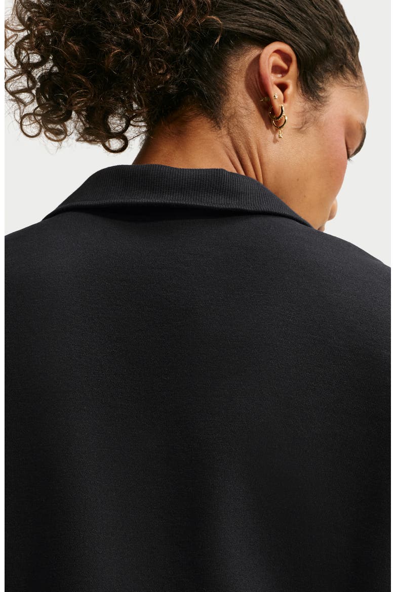 Court Piping Sweatshirt, Alternate, color, BLACK