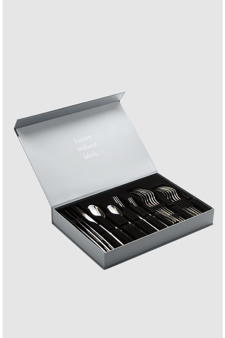 Emilia Mirror Flatware Set, Alternate, color, Metallic Silver