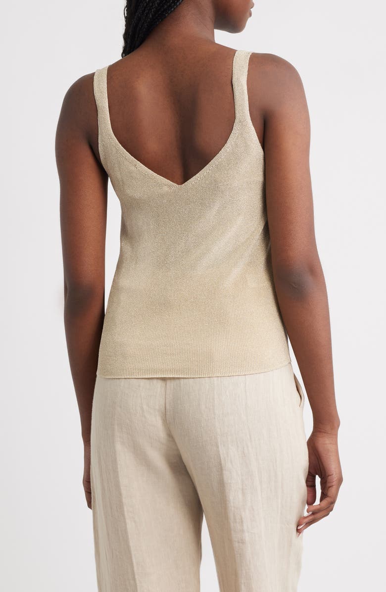 MANGO Sweater Tank, Alternate, color, Gold