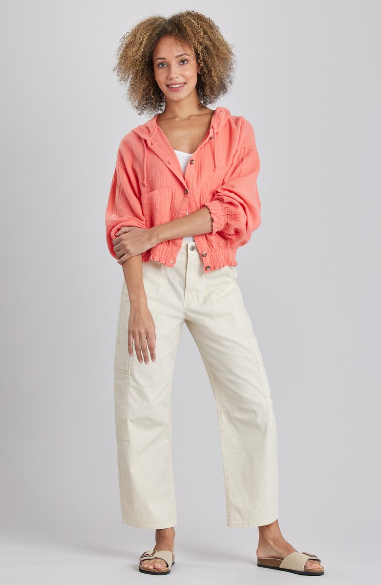 SUPPLIES BY UNIONBAY Blythe Barrel Leg Jeans, Alternate, color, Alabaster