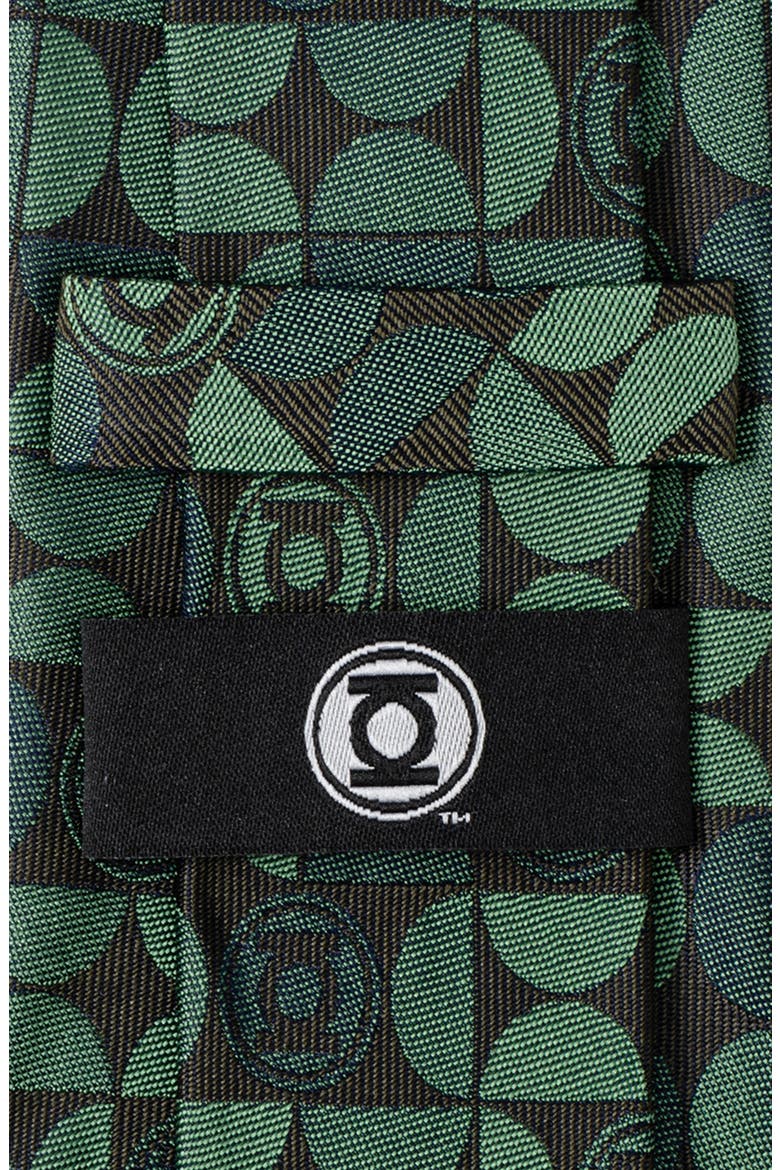Green Lantern Silk Blend Tie, Alternate, color, GREEN