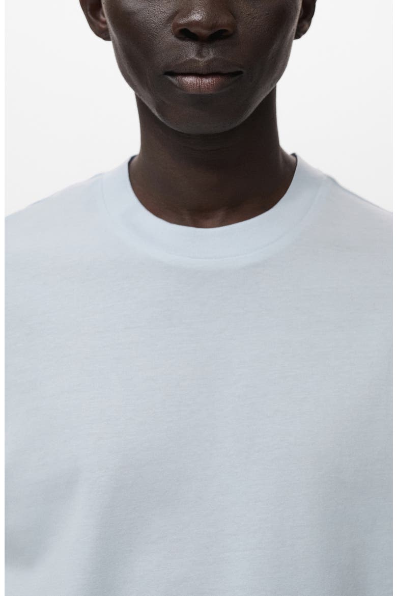 Slim Fit Cotton T-Shirt, Alternate, color, AQUA