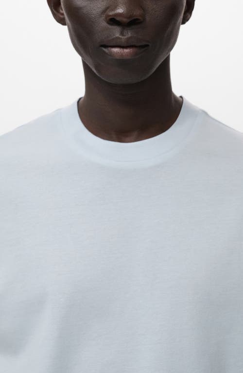 Mango Slim Fit Cotton T-shirt In White