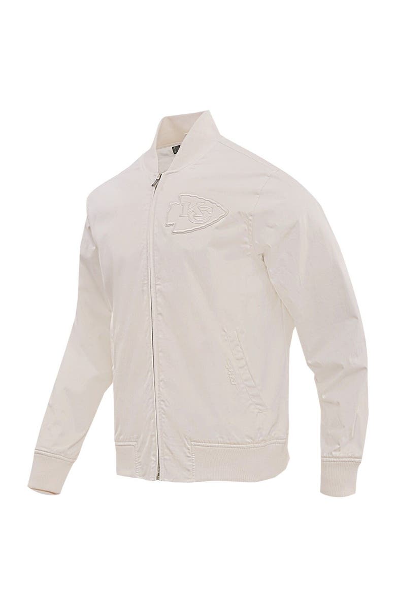 PRO STANDARD Men's Pro Standard Cream Kansas City Chiefs Neutral Full-Zip Jacket, Alternate, color, Cream
