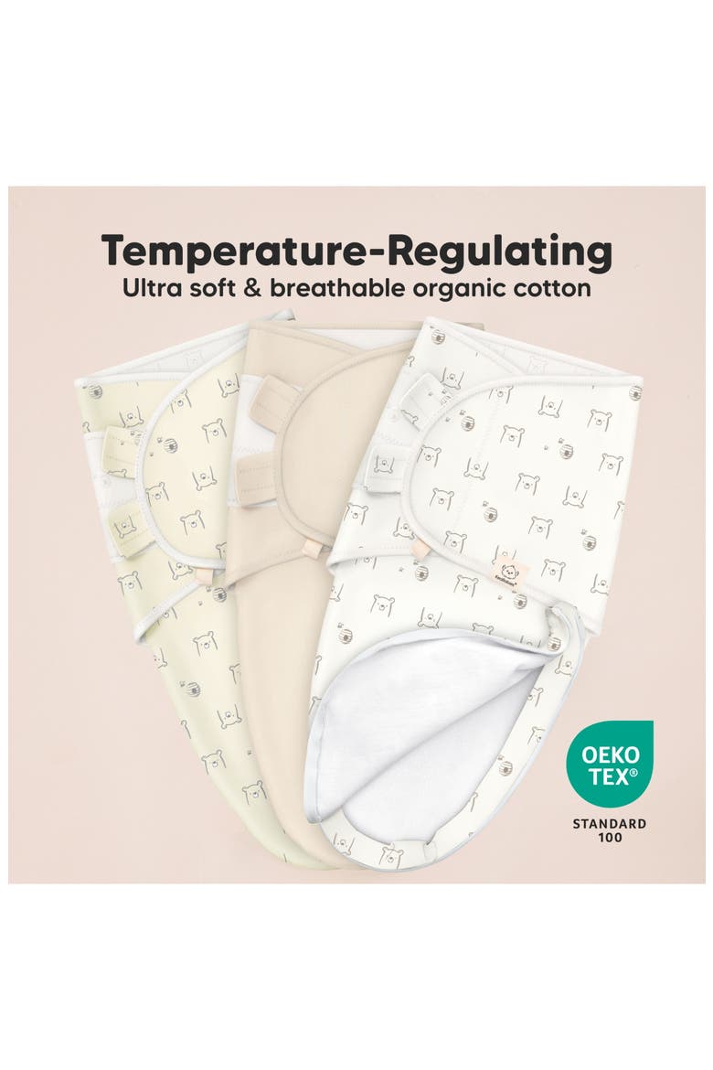 3-Pack Soothe Zippy Swaddle Wrap, Alternate, color, Bumbly