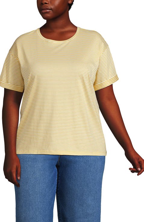 Oversized Supima Short Sleeve Crew Neck T-Shirt