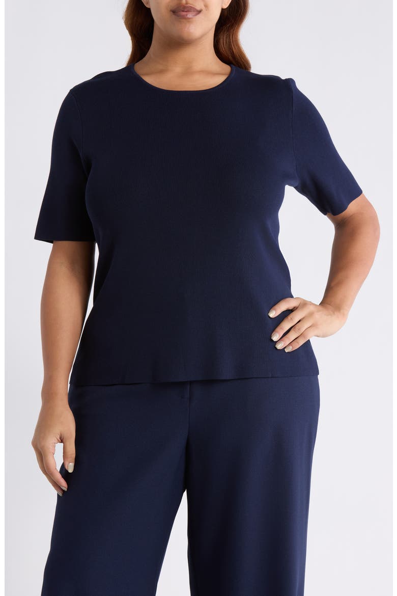 Rib Top, Main, color, NAVY