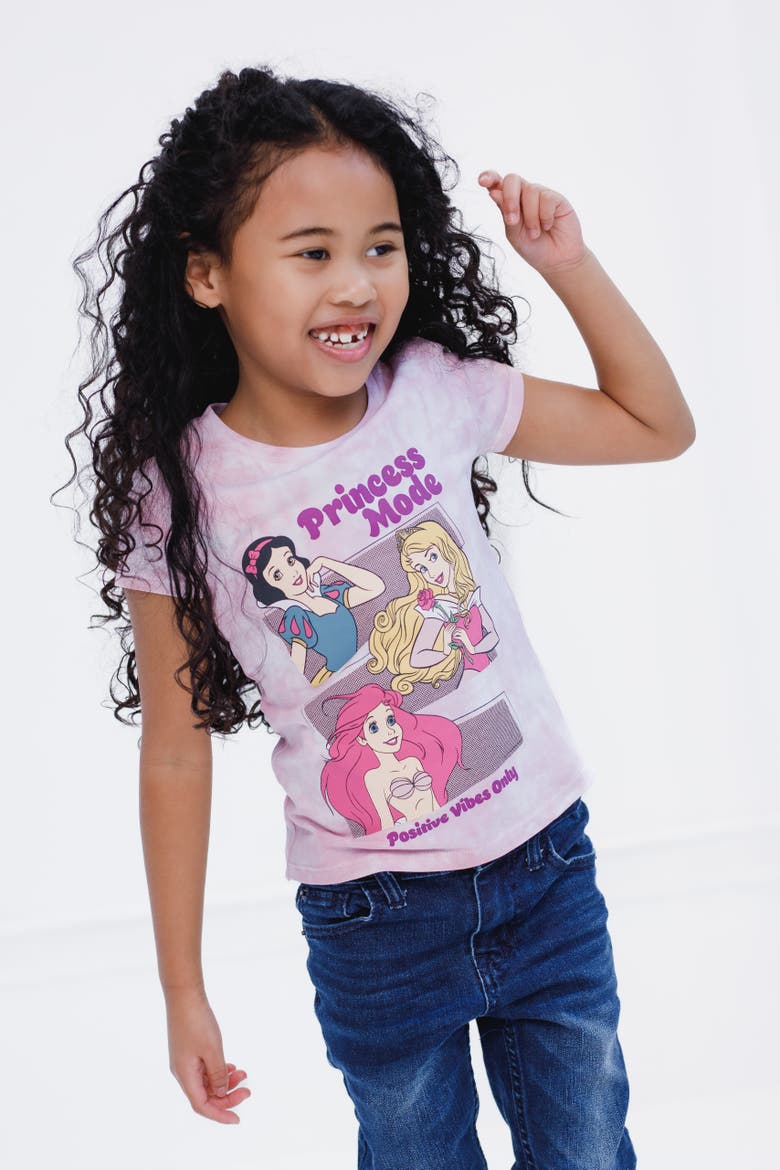 Princess Short Sleeve T-Shirt, Alternate, color, Princess Lavender