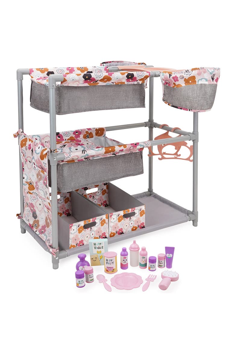 Melange Flora Twin Center Doll Accessory Set 15pc, Main, color, Multicolored