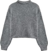 Marine Layer Suri Alpaca Blend Funnel Neck Sweater