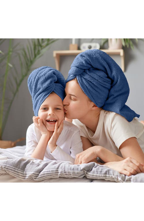 Utica Essentials 6-piece Cotton Bath Towel Set In Blue