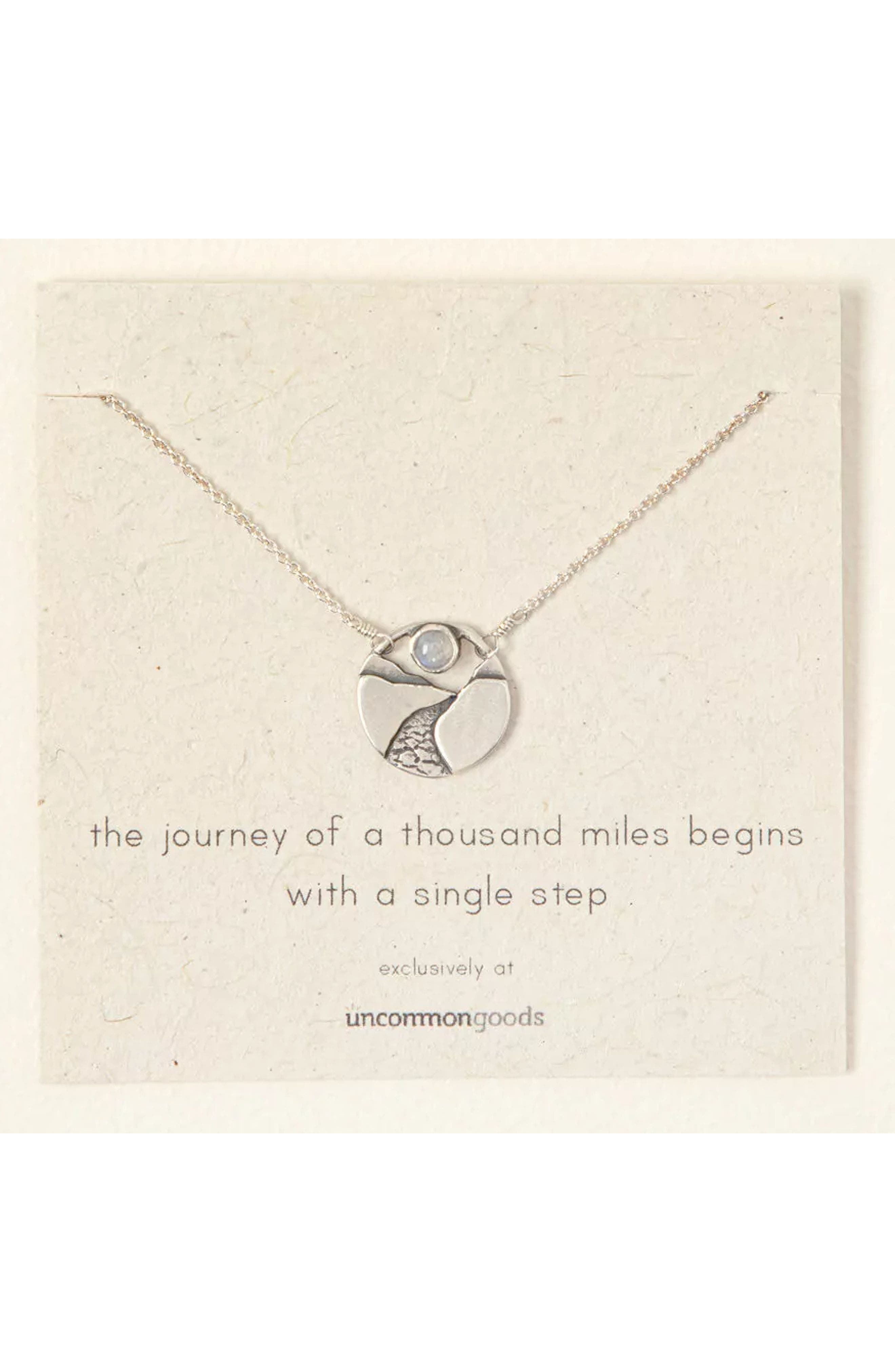 Follow Your Own Path Necklace by Britta Ambauen in Silver 