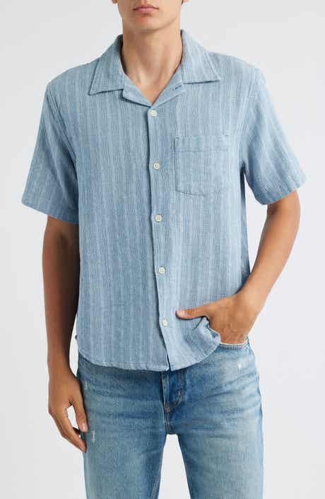 Corridor Basket Weave Short Sleeve Button-Up Shirt
