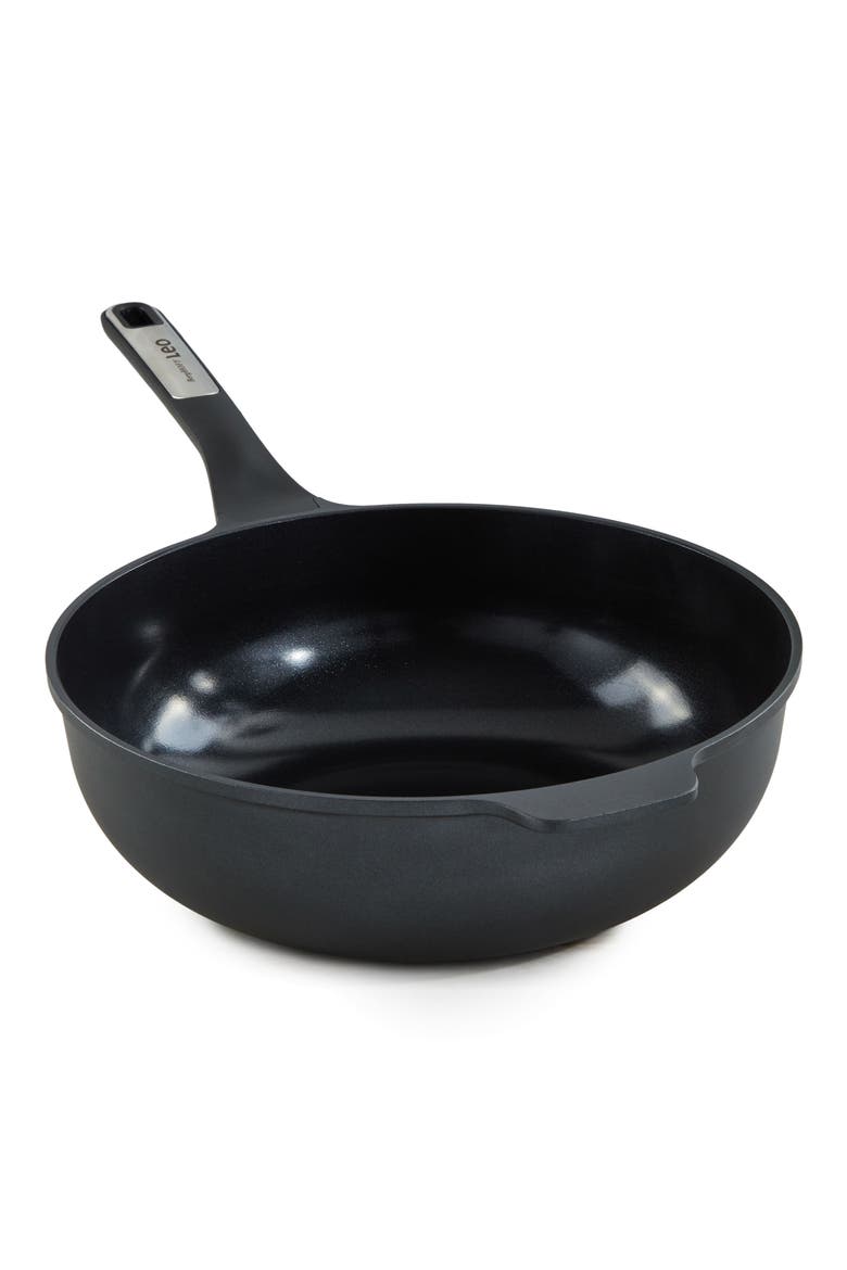 Leo Phantom Wok Pan, Main, color, BLACK