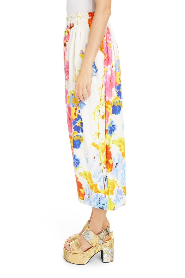 Sofya Floral Skirt, Alternate, color, ECRU
