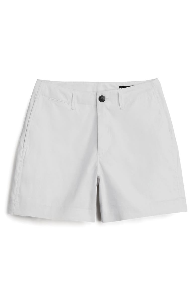 rag & bone Sofie Linen Blend Shorts, Alternate, color, White