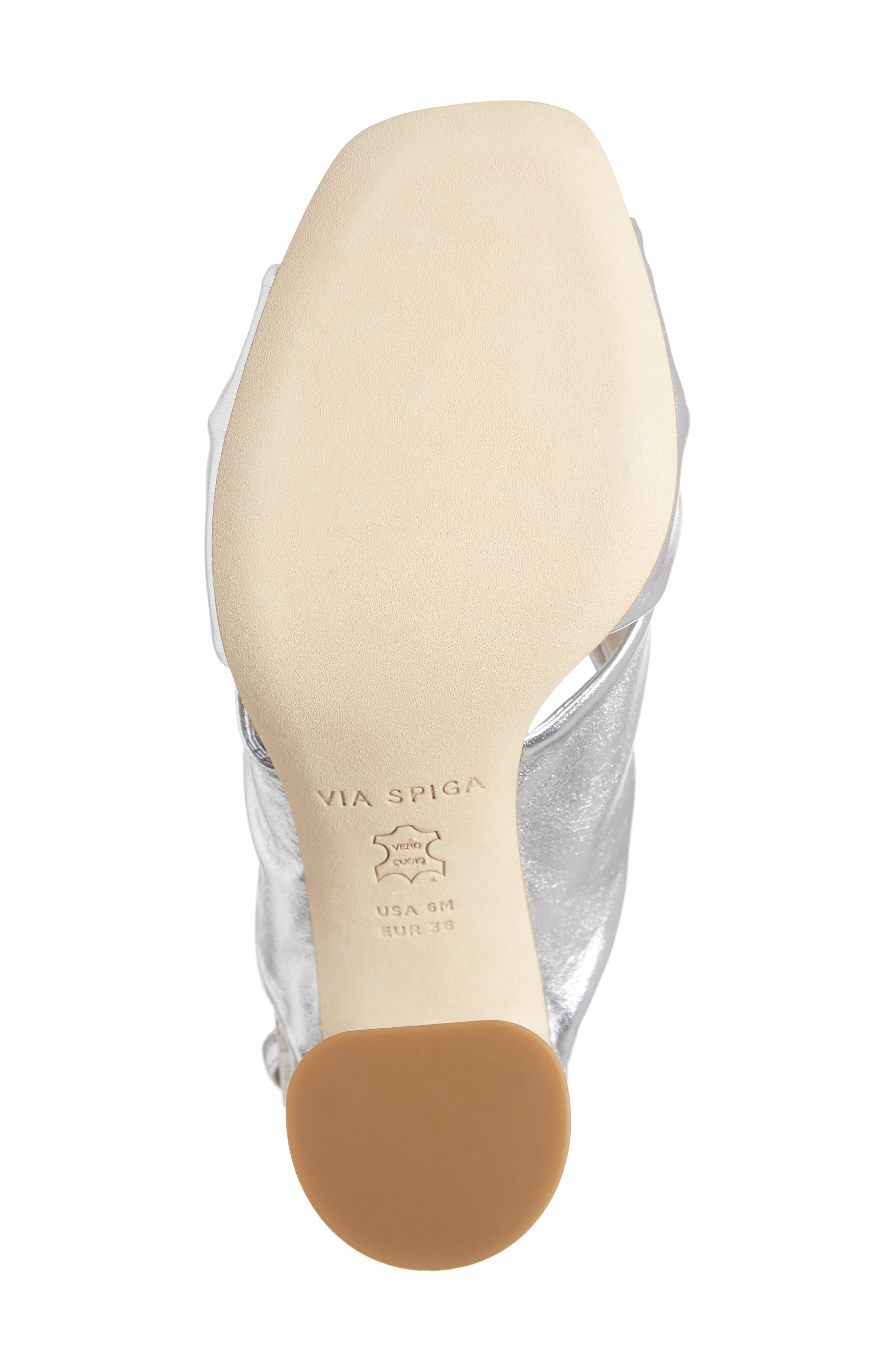 Via Spiga Simone Metallic Slingback Sandal, Alternate, color, 
