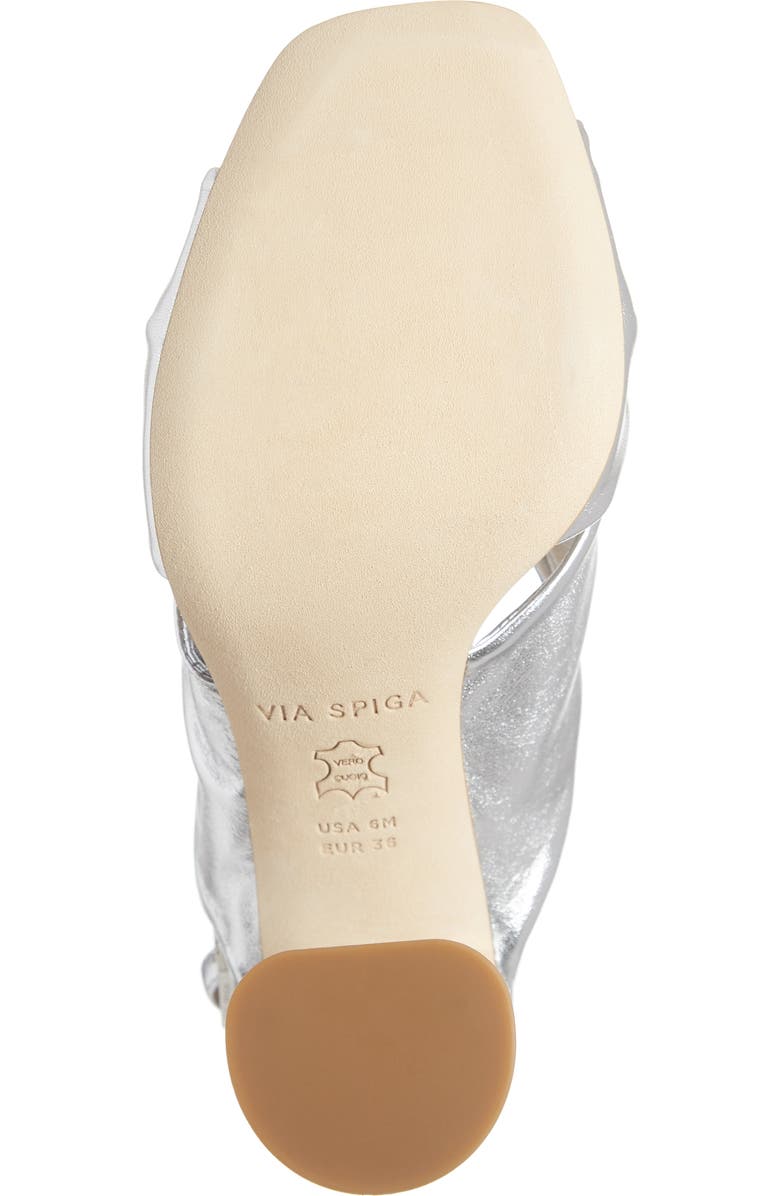 Via Spiga Simone Metallic Slingback Sandal, Alternate, color,