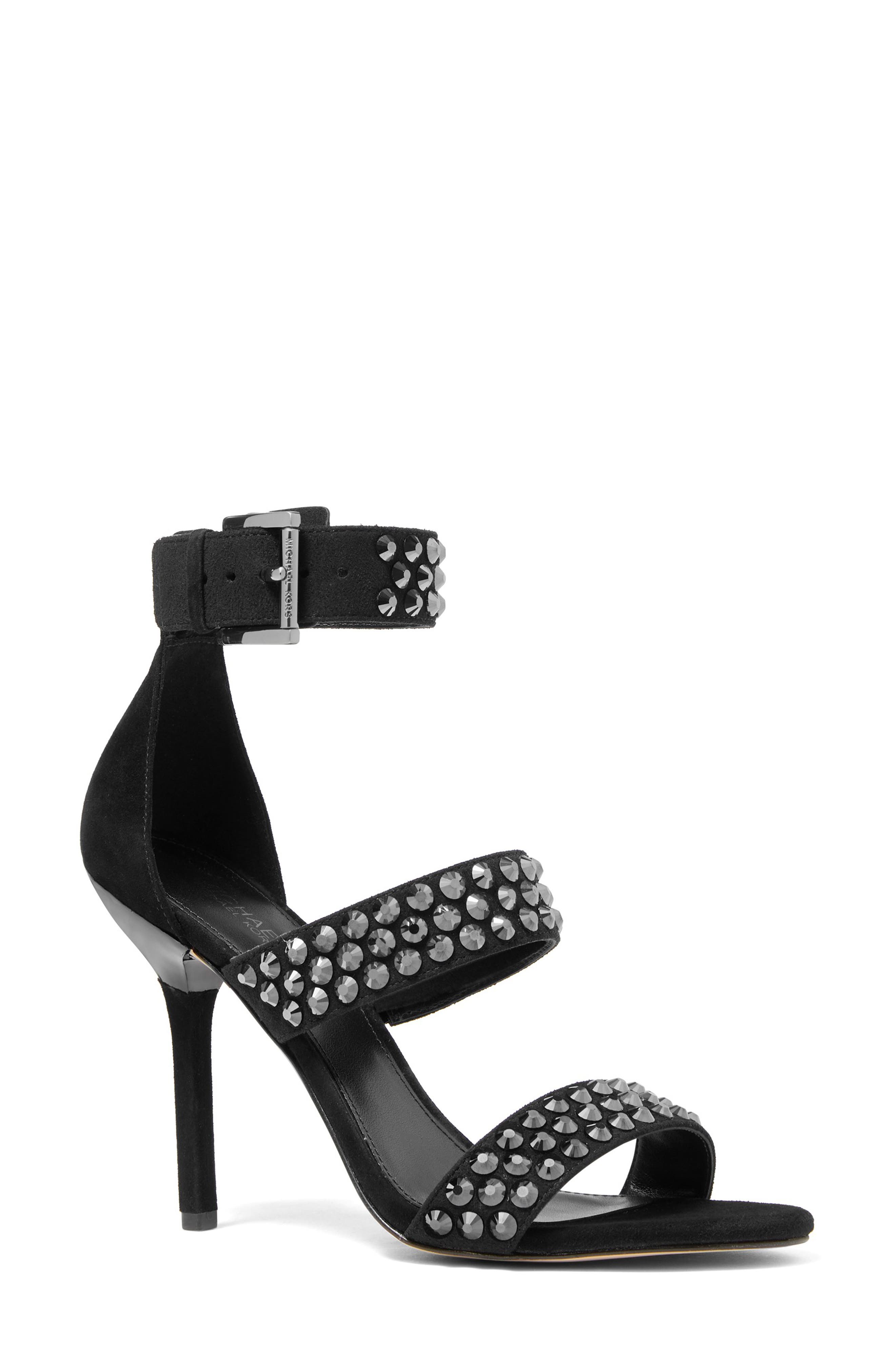 MICHAEL Michael Kors Amal Stud Ankle Strap Sandal