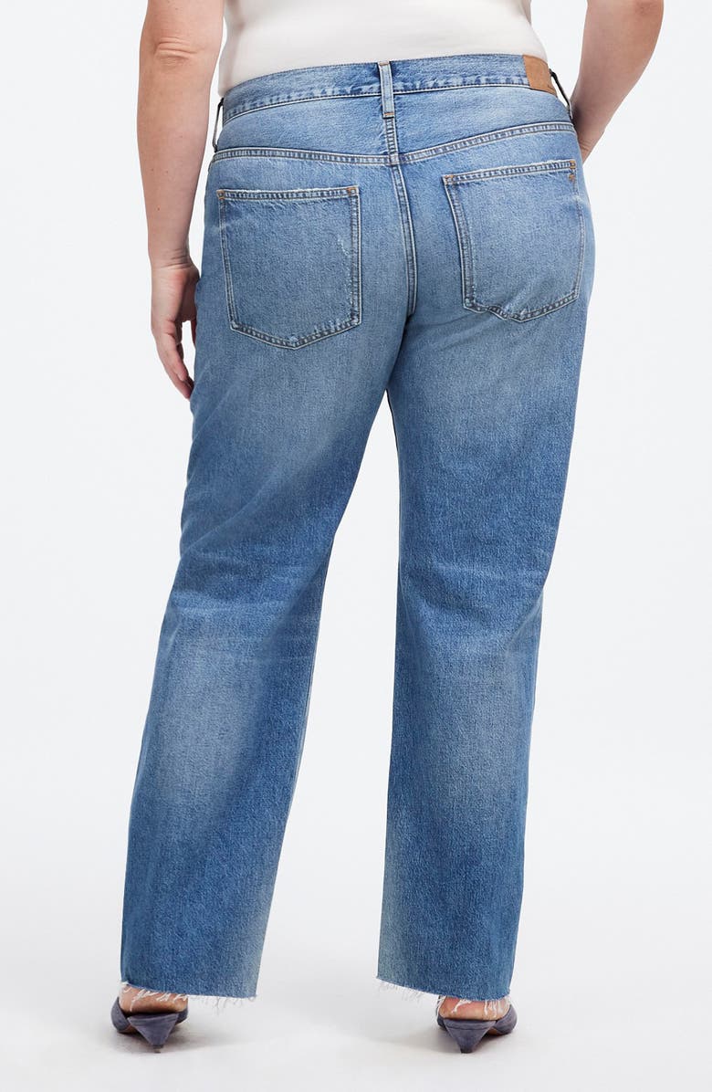 Madewell The Dean Airy Easy Straight Leg Jeans, Alternate, color, Monessen Wash