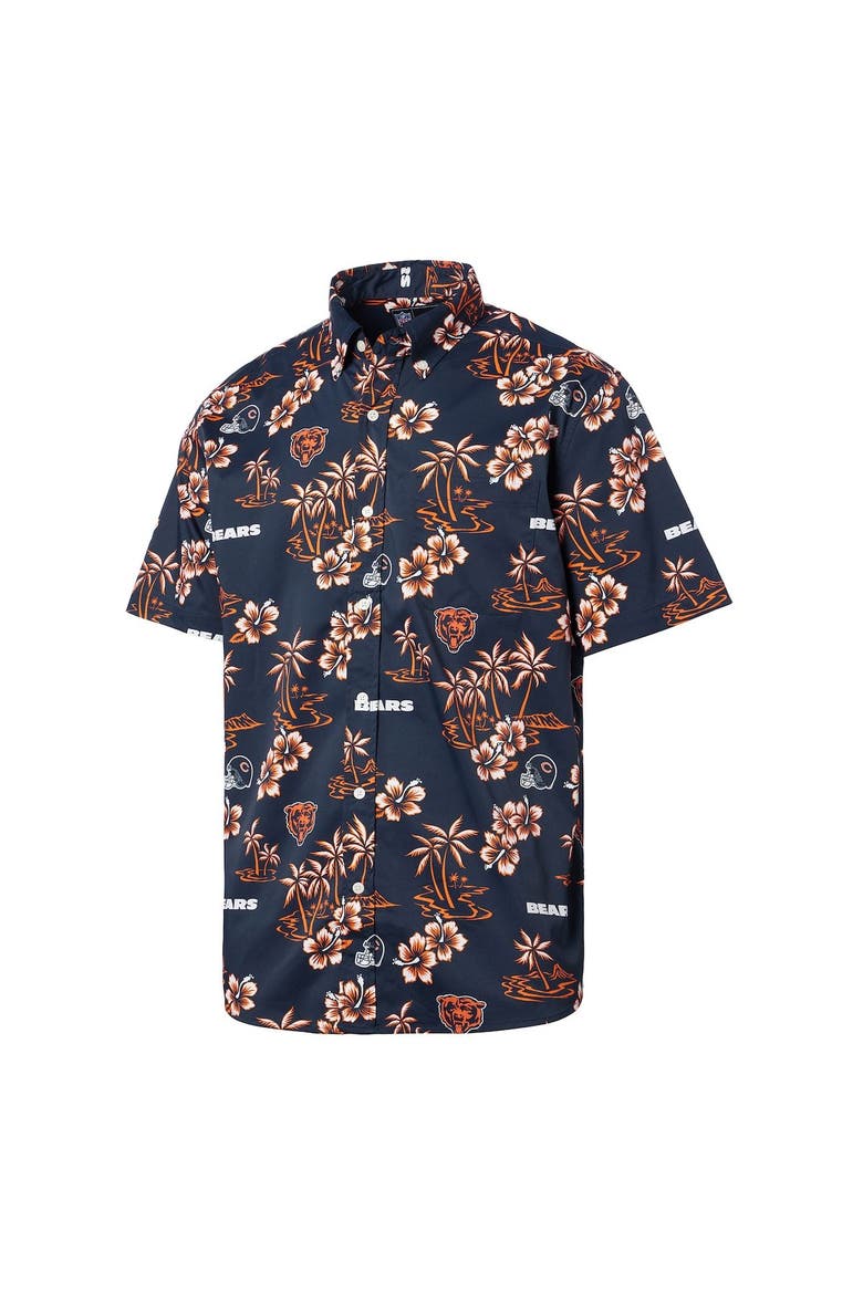 Men's Reyn Spooner Navy Chicago Bears Kekai Button-Up Shirt, Alternate, color, Navy