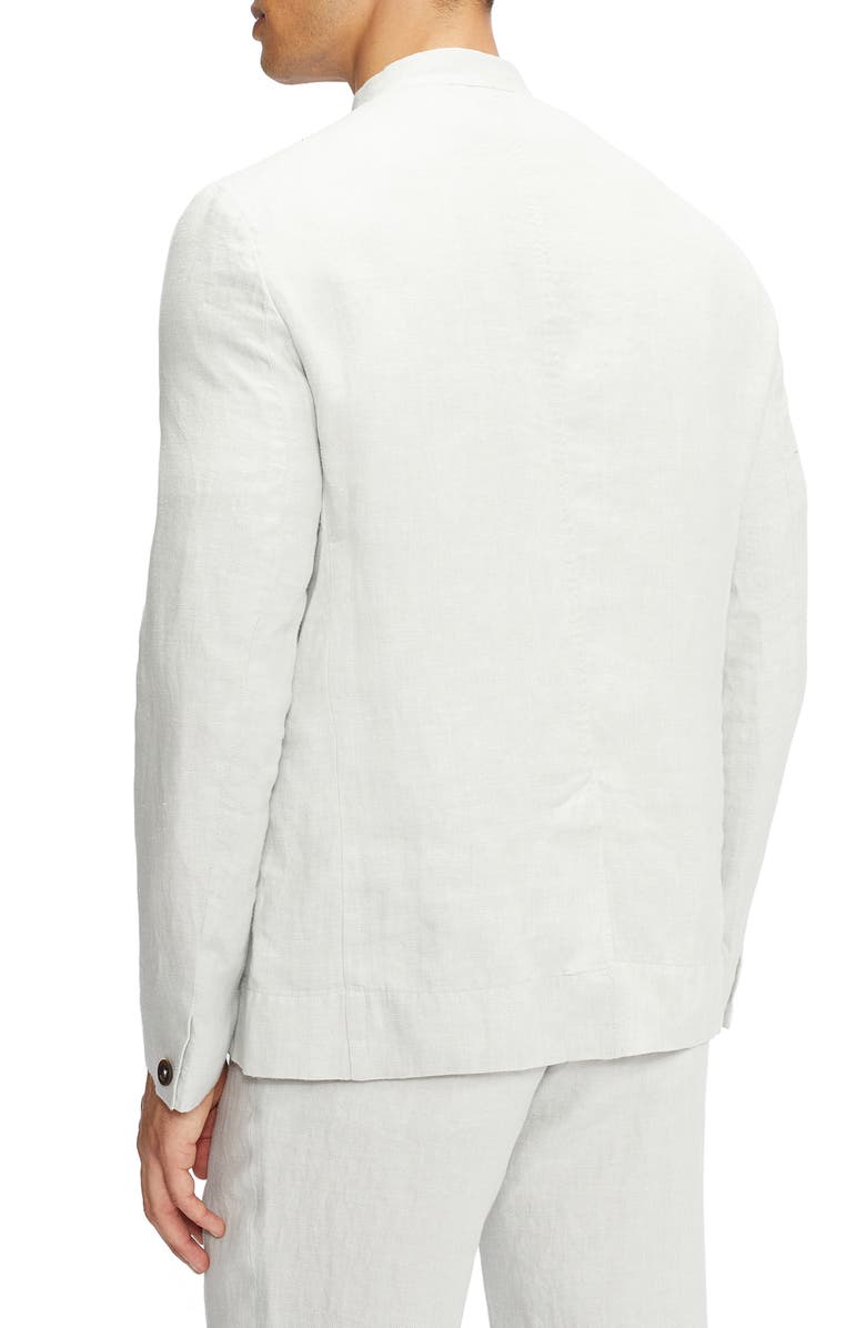 Ted Baker London Radio J Mandarin Collar Linen Blazer, Alternate, color, 