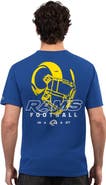 STARTER Men's Starter  Royal Los Angeles Rams 1801 Prime Time T-Shirt