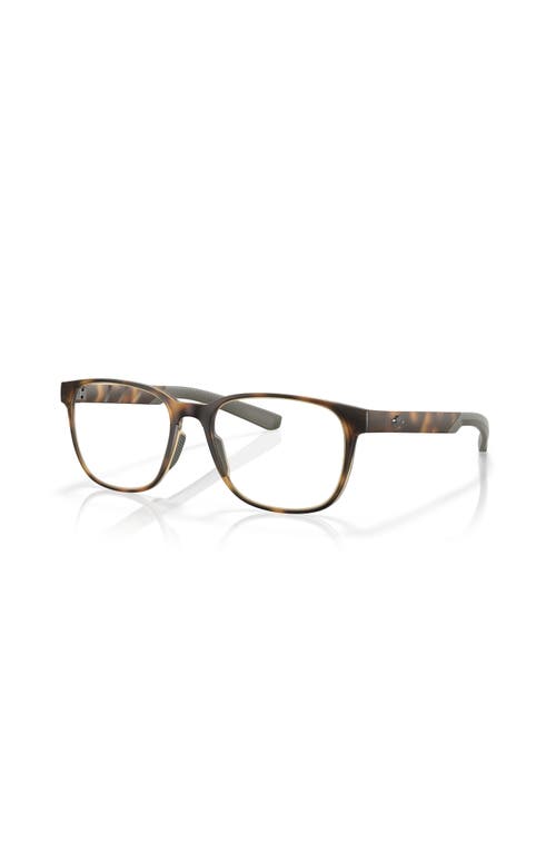 Costa 51mm Rectangle Optical Glasses In Brown