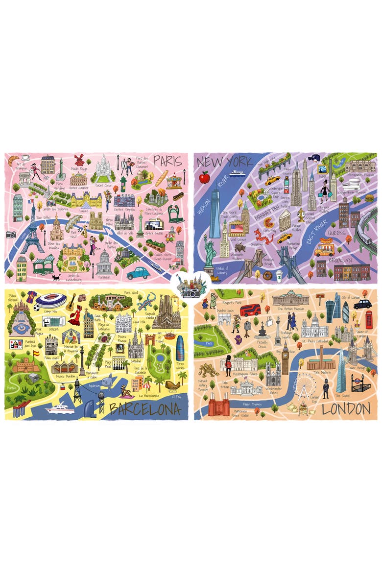 1,000 Piece Puzzle, Alternate, color, Multicolored