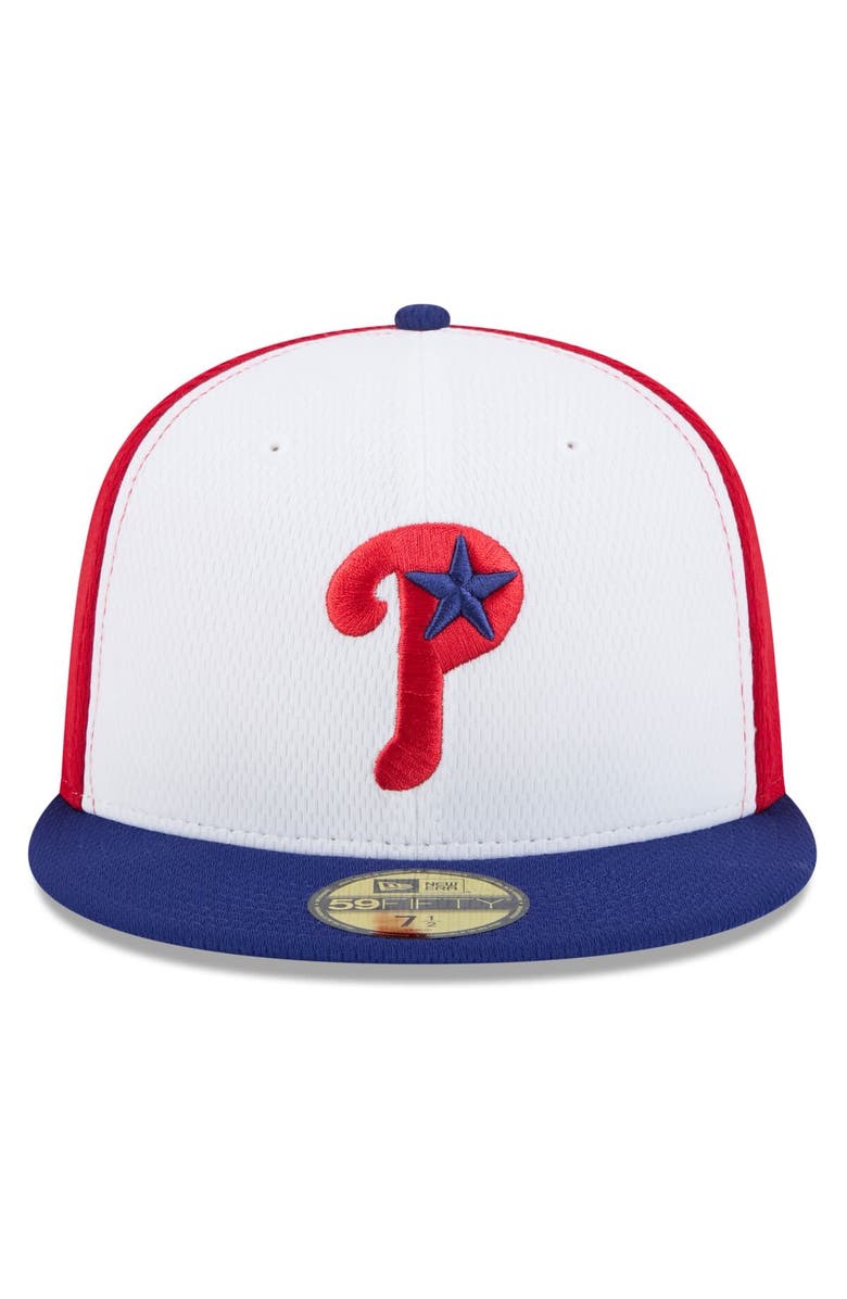 New Era Men's New Era Red/Royal Philadelphia Phillies 2025 MLB Clubhouse 59FIFTY Fitted Hat, Alternate, color, 