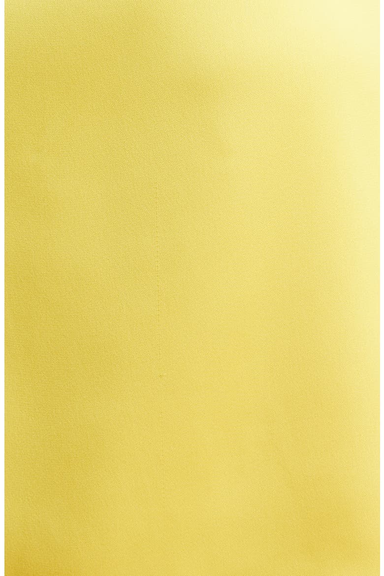 Sam Halter A-Line Satin Minidress, Alternate, color, BRIGHT LEMON