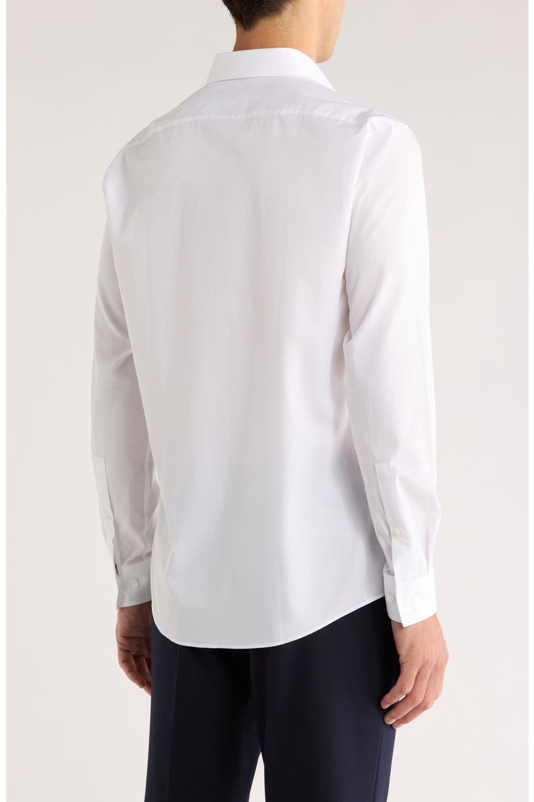 Valerio Modern Fit Cotton Dress Shirt, Alternate, color, OPEN WHITE