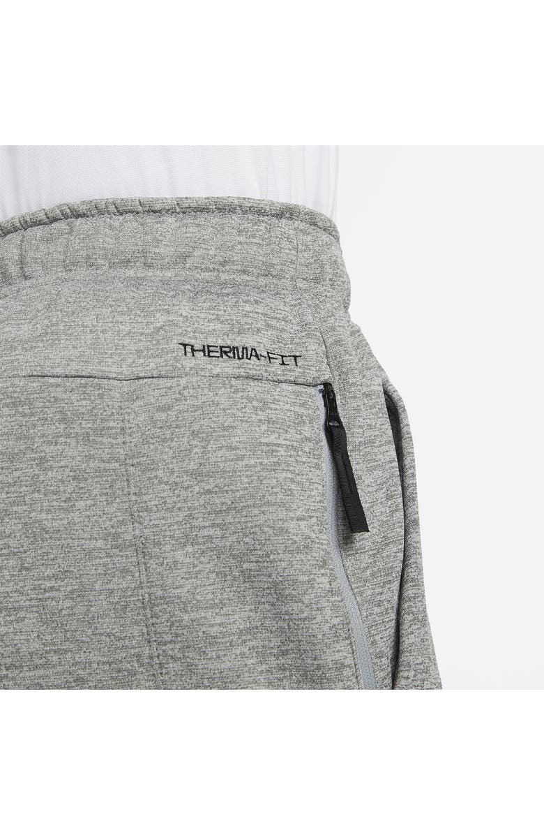 Nike Therma-FIT Sweatpants, Alternate, color, Grey Heather/ Grey/ Black