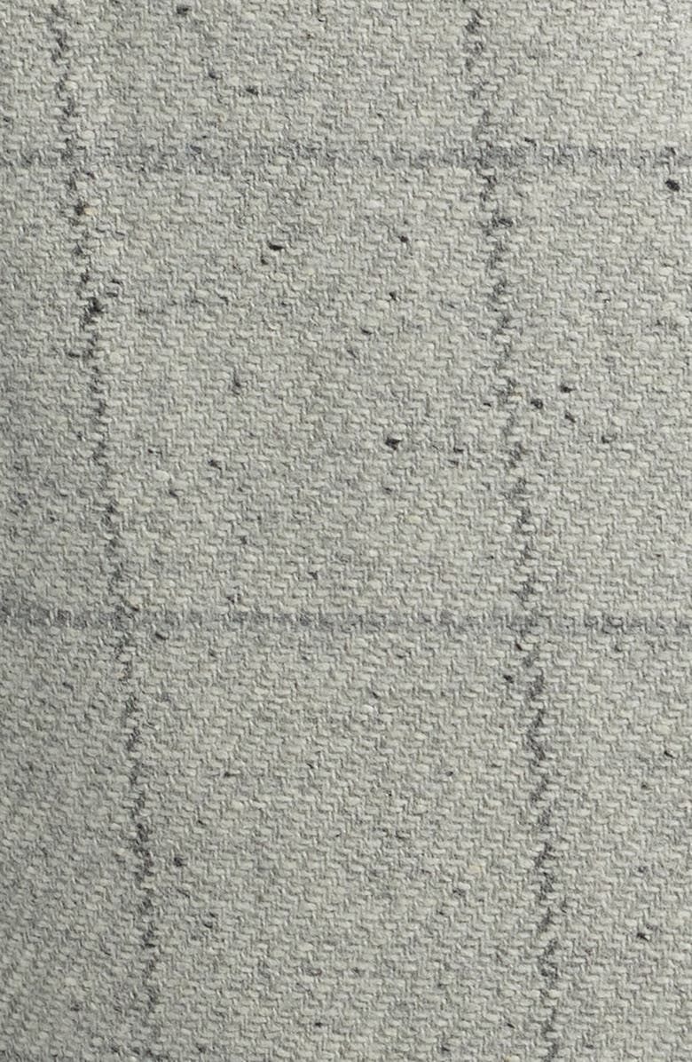 BOSS Hutson Slim Fit Windowpane Wool Blend Sport Coat, Alternate, color, Open Grey