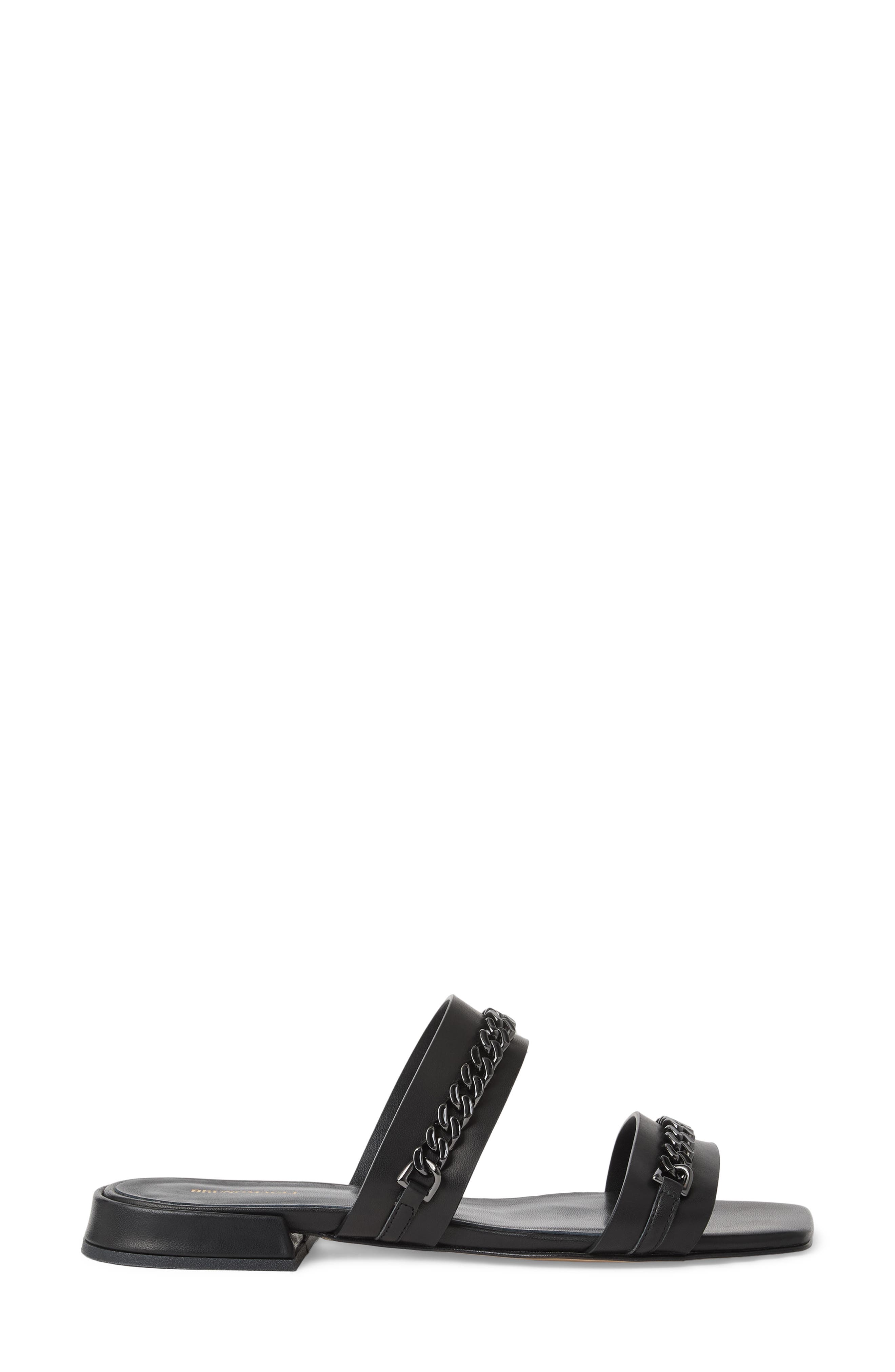 Bruno Magli Brunella Slide Sandal, Alternate, color, Black Nappa