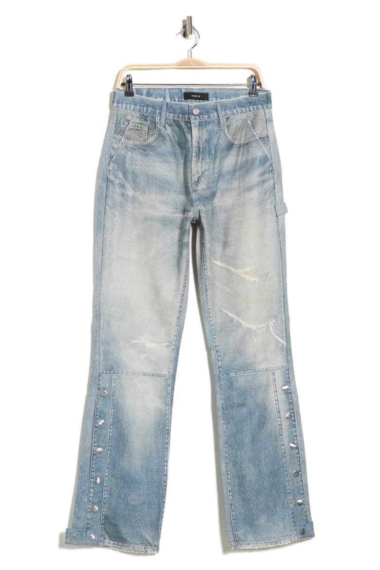 Snap Carpenter Jeans, Alternate, color, MULTI