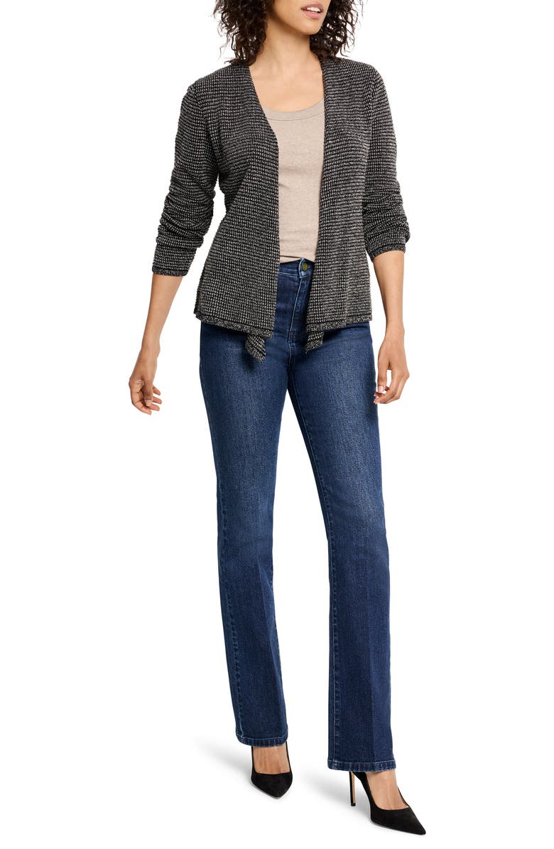 NIC+ZOE Pixel 4-Way Cotton Blend Convertible Cardigan, Alternate, color, Neutral Multi