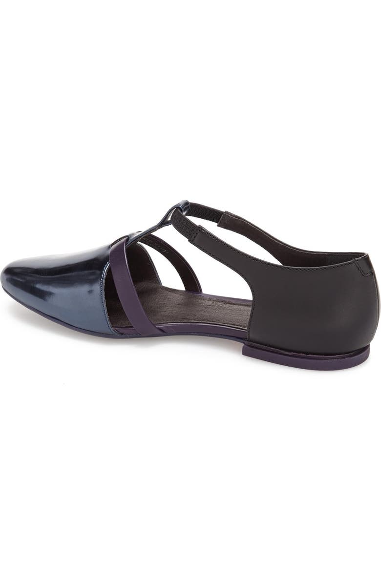 Camper 'Isadora' T-Strap Leather Flat, Alternate, color,