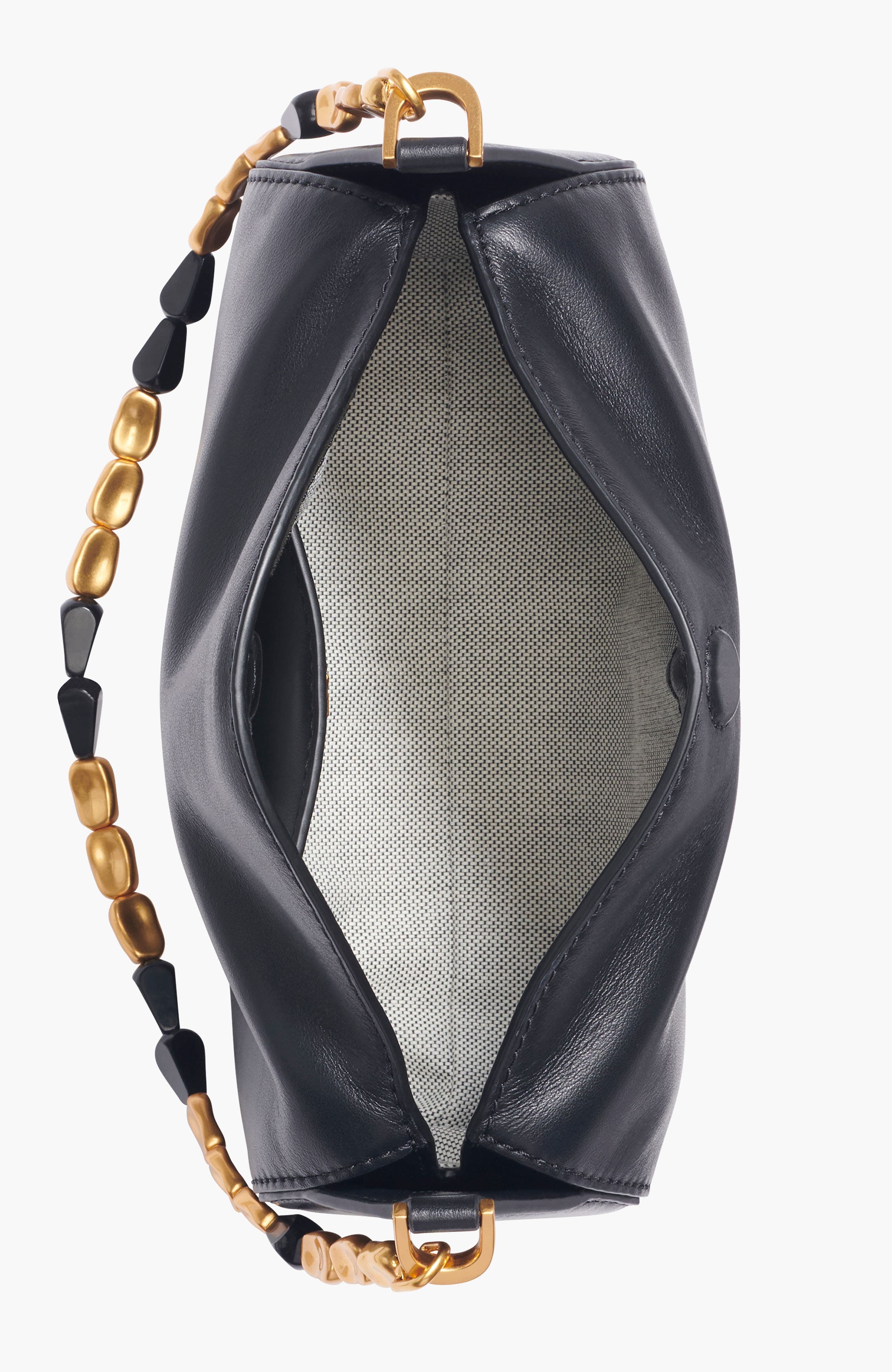 Donna Karan New York Crinoline Crossbody, Alternate, color, Black/Gold