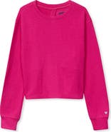 Lands' End Girls Long Sleeve Twist Back Active Top