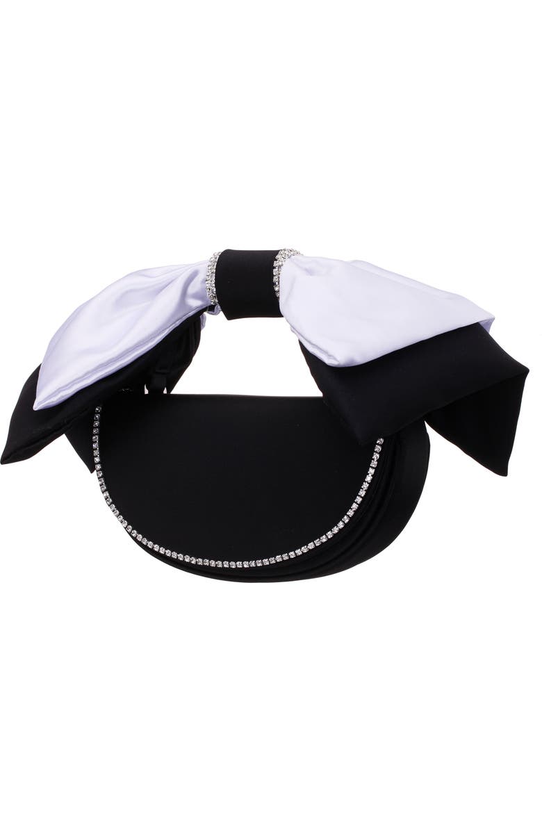 Nina Eveie Top Handle Bag, Main, color, Blackwhite