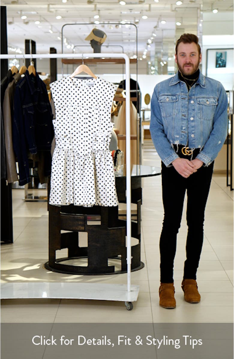 Print Dot Corset Minidress, sales video thumbnail