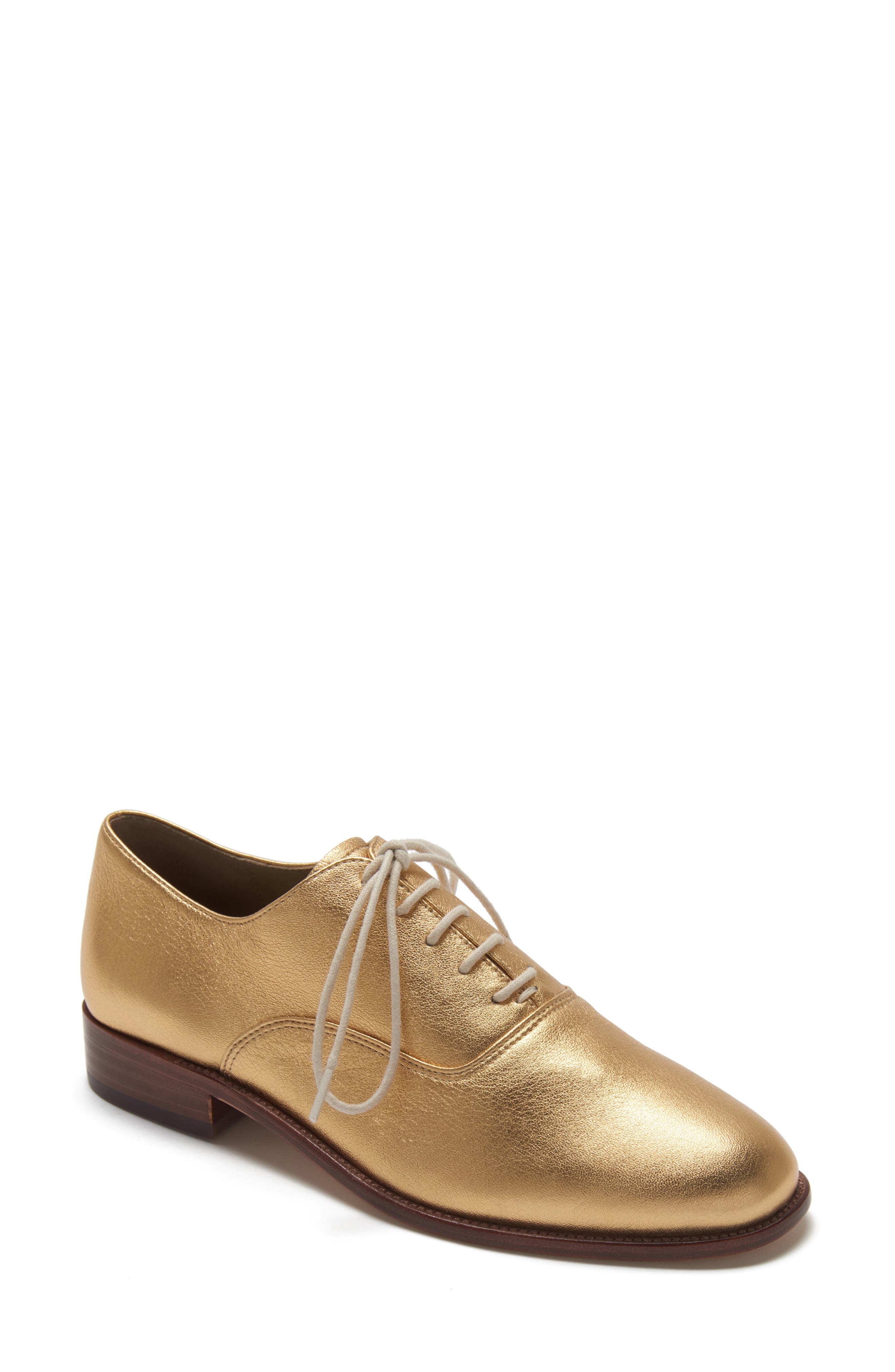 Emery Lace-Up Oxford, Main, color, ORO LEATHER