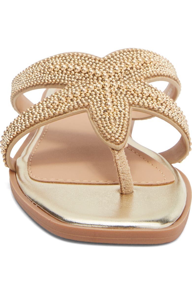 TOP MODA Autumn Sandal, Alternate, color, Gold Met