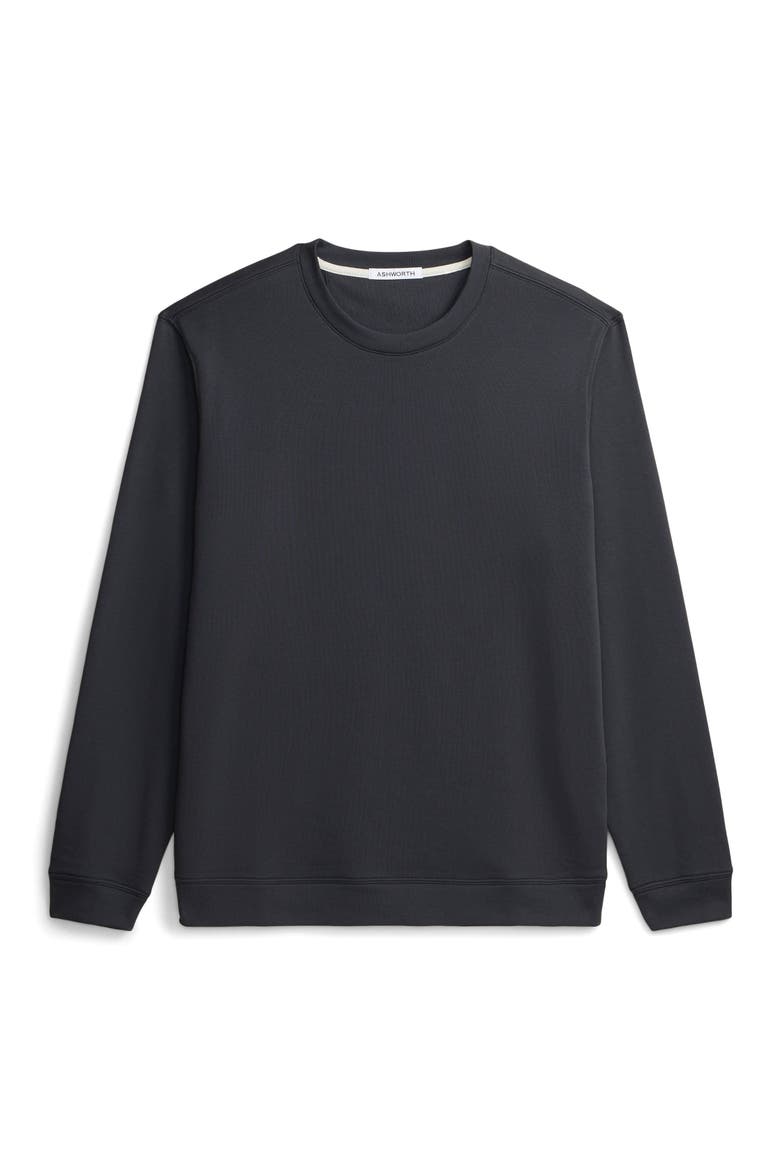 Terry Twillback Crew, Alternate, color, Black