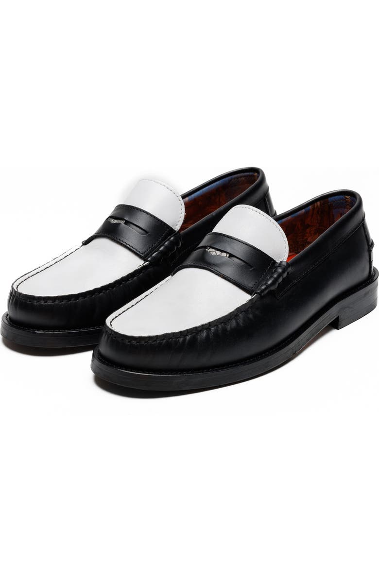 Naked Wolfe Riviera Leather Loafer, Alternate, color, Black