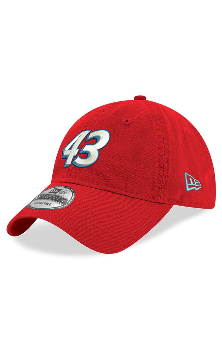 New Era Men's New Era Red Erik Jones Enzyme Washed 9TWENTY Adjustable Hat, Main, color, Red